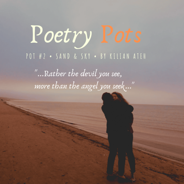 Poetry Pots | Kilian Ateh | Pot #2: Sand & Sky